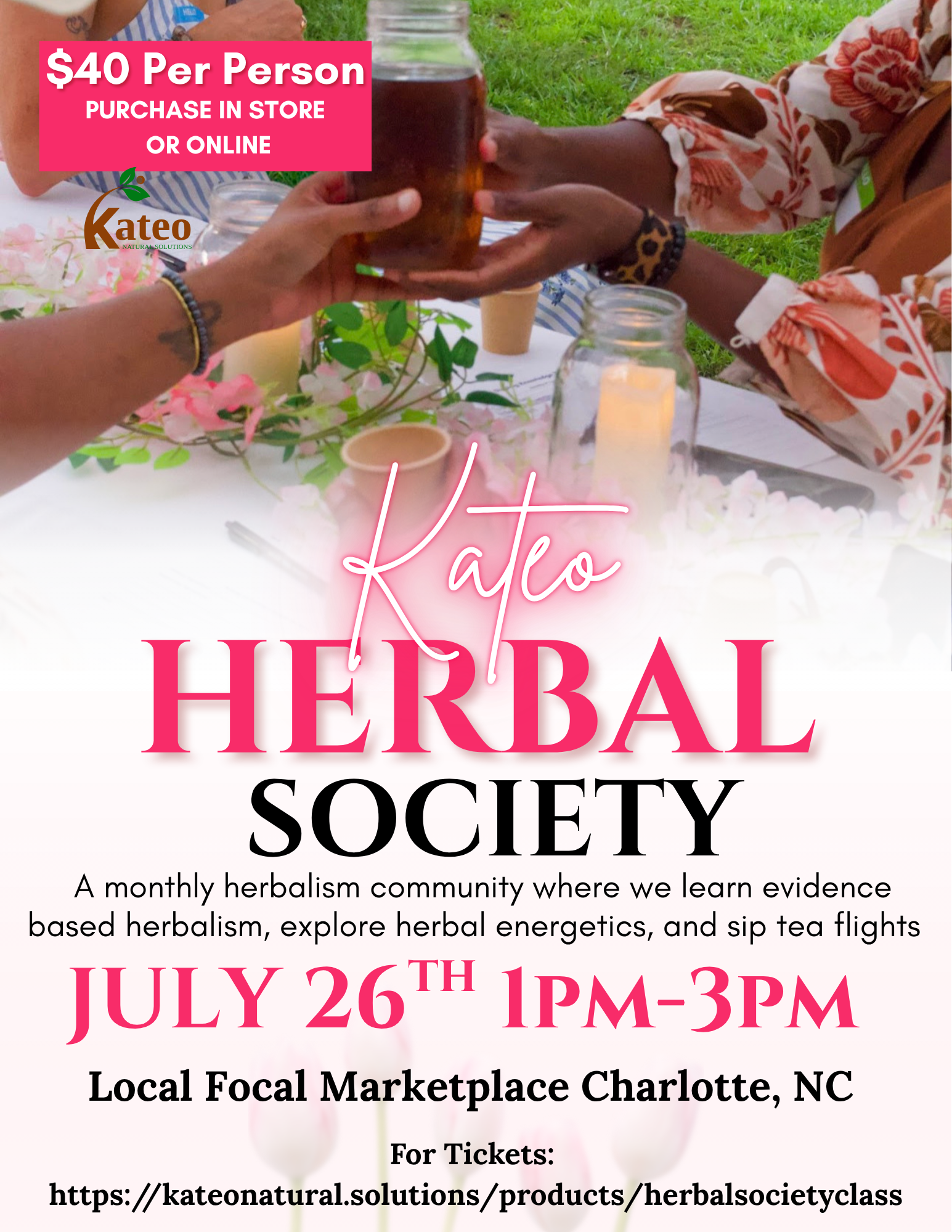 KATEO Herbal Society Class July 26th